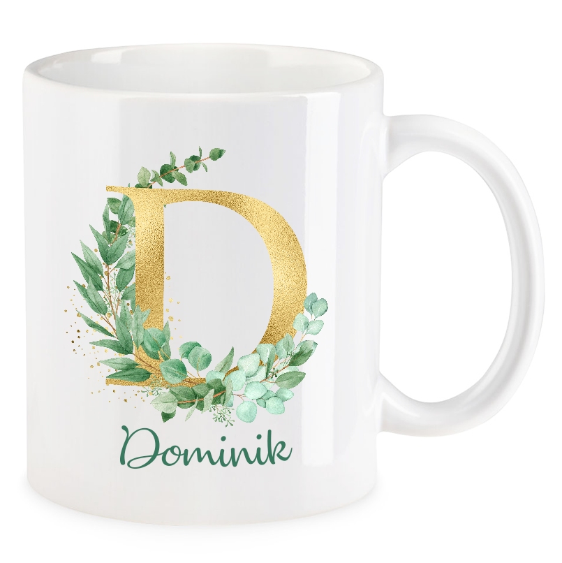 Geschenk mit D: die Monogramm-Tasse