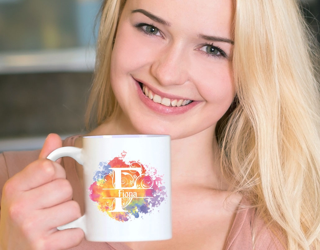 Geschenk mit F: die F-Tasse