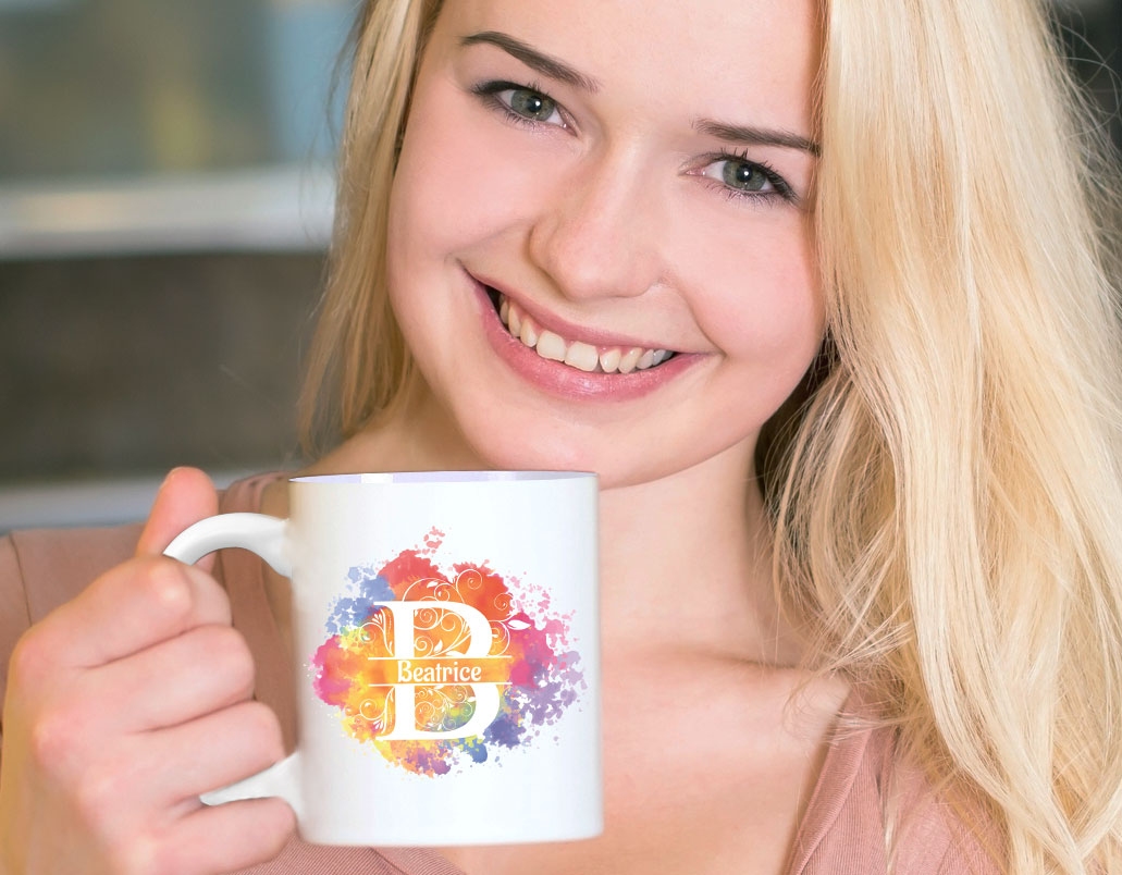 Geschenk mit B: die B-Tasse