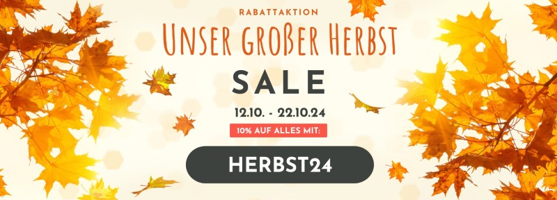 Herbst-Sale auf Haus der Unikate